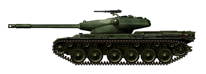 Alternative Centurion tank with new turret and 90mm gun © Tikros
