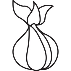 Vegetable Line Icon