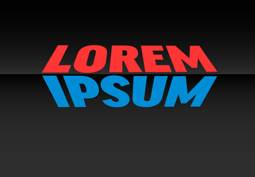 Text on the edge editable effect