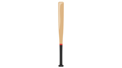 Classic baseball bat ready to hit a home run exciting game ahead