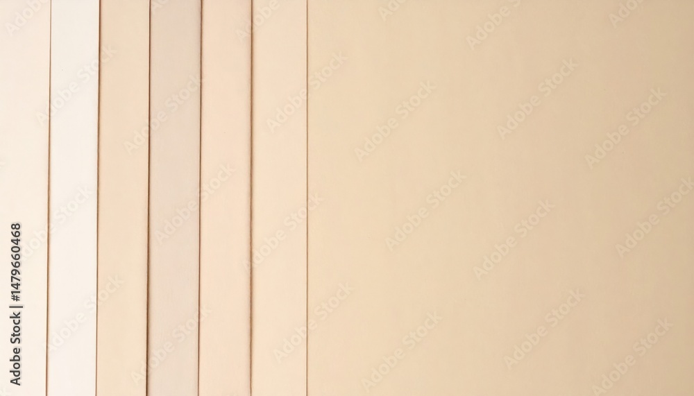 Aufkleber artistic presentation of smooth beige panels studio setting abstract content minimalist environment 