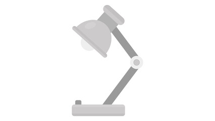 Stylish grey desk lamp perfect illumination for study or work elegant design bright future awaits