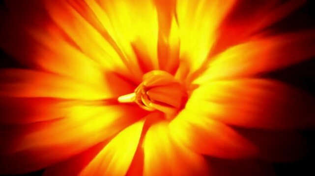 El amanecer de una flor