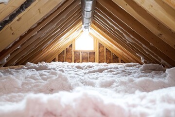 Home Duct Installation: Ventilation System in Newly Built Industrial Home Under Construction