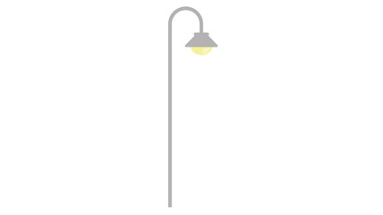 Elegant street lamp design illuminating the night captivating beauty simple elegance
