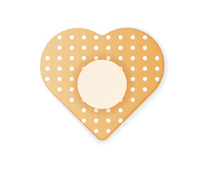 Adhesive bandage beige tan surface texture for skin wound treatment health care urgent remedy and plastic cover patch on black background isolated concept for well-being and injury support

