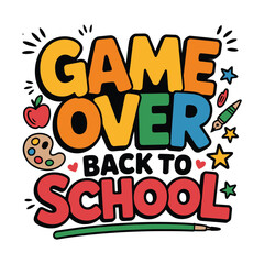 Back to School t-shirt design vector Art & Illustration