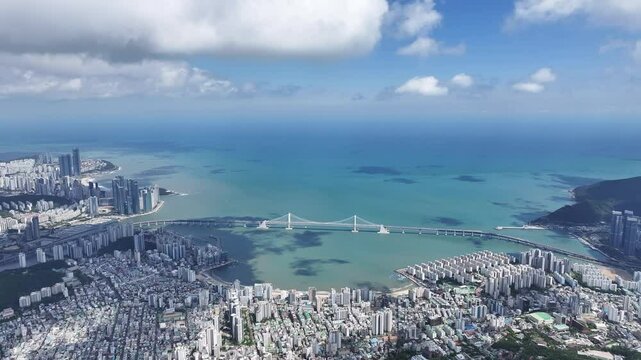 부산 하늘
