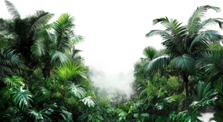Tropical Rainforest Lush Green Canopy