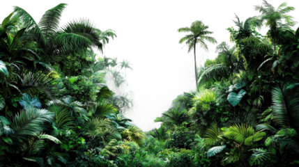 Dense Lush Tropical Rainforest