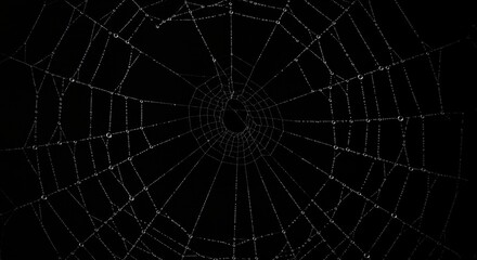 Obraz premium Silken Web of Morning Dew