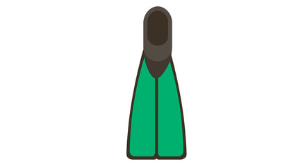 Dive into adventure vibrant green swim fins ready for underwater exploration