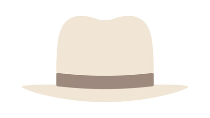 Elegant cream fedora stylish headwear perfect summer accessory timeless design