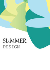 summer abstract colorful psychedelic art mobile wallpaper ,background Creative concept of summer bright  Abstract Shapes Background for social media poster, banner, cover, card, story , summer sale