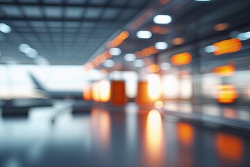 Engaging Abstract Blur Photography in Professional Airport Environment with Soft Diffused Lighting