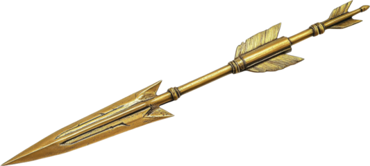 Ancient Golden Spear-Arrow Weapon