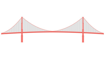 Iconic Golden Gate Bridge majestic design a symbol of San Francisco beauty