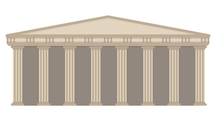 Majestic Greek Temple design timeless architecture elegant columns strong structure
