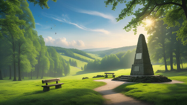 Signal de Botrange, the highest point in Belgium. Located in the Ardennes belgiums