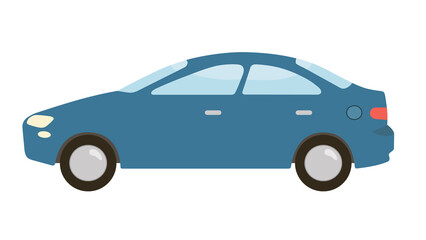 Sleek blue sedan design perfect for your projects stylish and modern automobile illustration