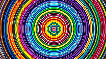 pattern in vivid gradient colors with circular motion blur