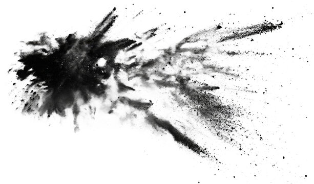 Abstract Ink Splatter Art Explosion