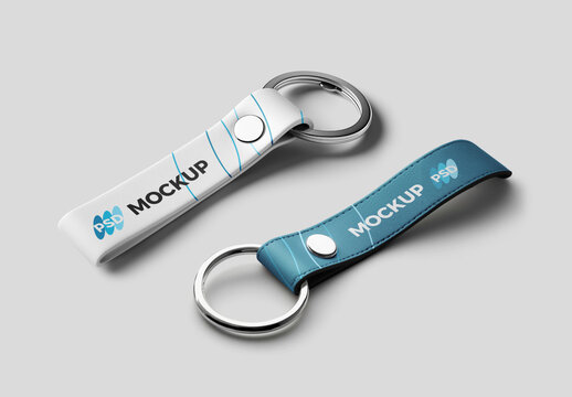Strap Keychain Mockup