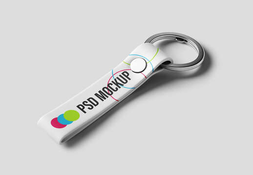 Strap Keychain Mockup for Creative Design and Branding Projects