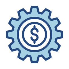 Financial Gear Icon