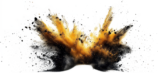 Explosive Abstract Paint Spatter