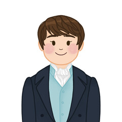 portrait of a handsome businessman