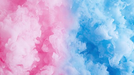 Fototapeta premium abstract colorful blue and pink background, blue and pink background for gender party, gender party design background, pink and blue wallpaper