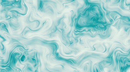 Abstract Marbled Swirl Pattern Background in Cool Tones
