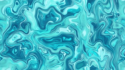 Fototapeta premium Abstract Marbled Swirl Pattern Background in Cool Tones