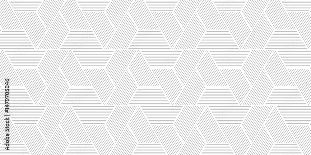 Poster geometric lines seamless pattern. golden vector texture with thin diagonal stripes, lines, chevron, 
