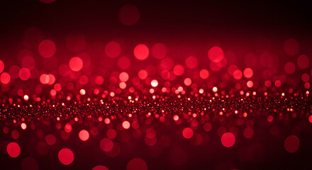 Bokeh Red Sparkle Glitter Shiny Background Texture Christmas Celebration