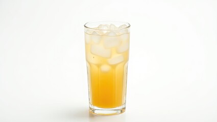 glass of beer isolated on white
