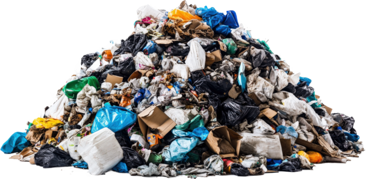 Massive Pile of Trash and Waste