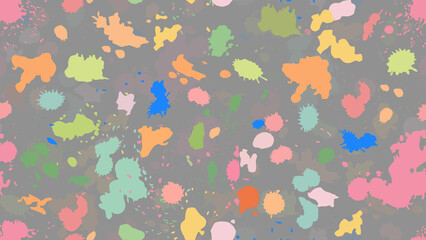 All Over Flower Design Seamless Pattern With Some Texture Digital Print Textile
