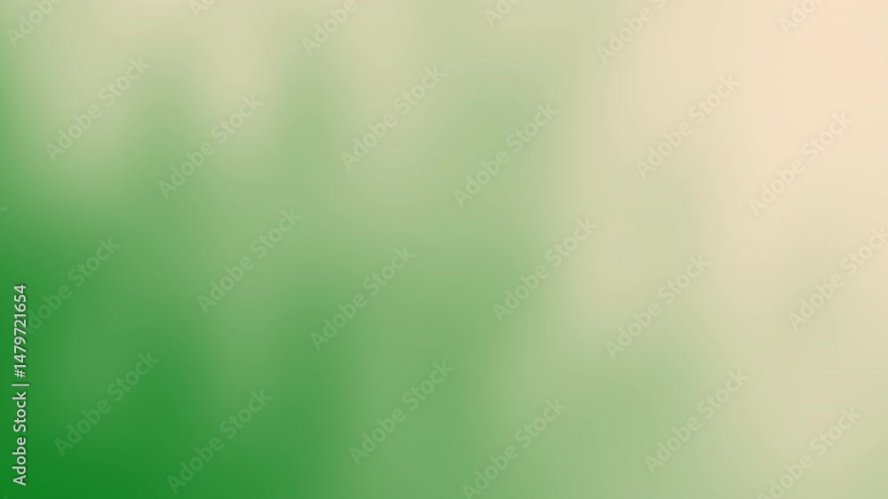 Poster a smooth green and beige gradient background with no distinct objects or subjects, creating a calm a