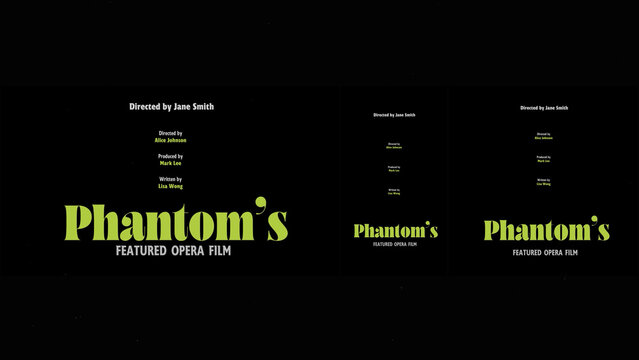 Cinematic Film Title Card, Movie Poster Typography Overlay 159 | Fully Modular Editable Layouts & Easy Text Animator Control to Create Custom Text Animations Without KeyFrames