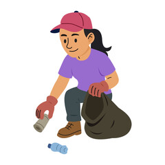 plastic pollution in ocean concept. microplastic impact