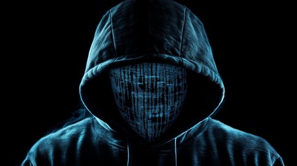 Cybersecurity breach detection dark web digital art futuristic close-up privacy invasion awareness