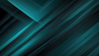 Vibrant abstract background composed of diagonal teal lines and dark contrasting colors.
