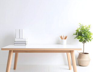 Modern Minimalist Wooden Table Decor