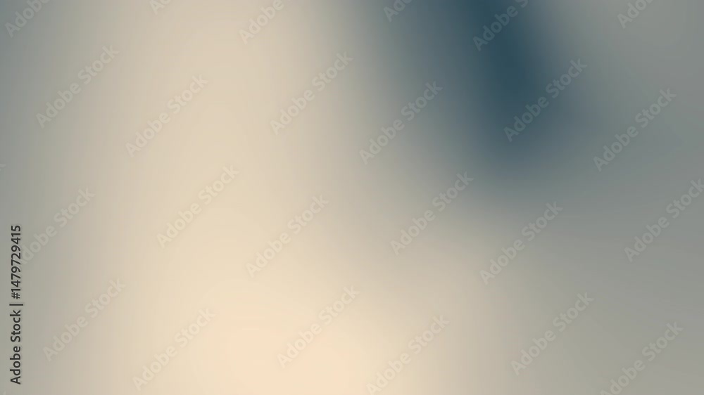 Poster a smooth gradient background transitions from deep blue at the top to light beige at the bottom, abs