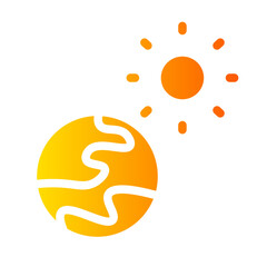 earth gradient icon