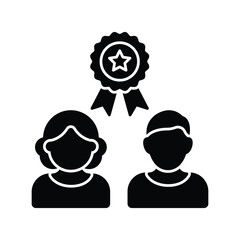 Team achievement Vector icon which can easily modify or edit
