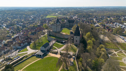 Bad Bentheim, Burg Bentheim, Grafschaft, Drohnenaufnahmen