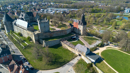 Bad Bentheim, Burg Bentheim, Grafschaft, Drohnenaufnahmen